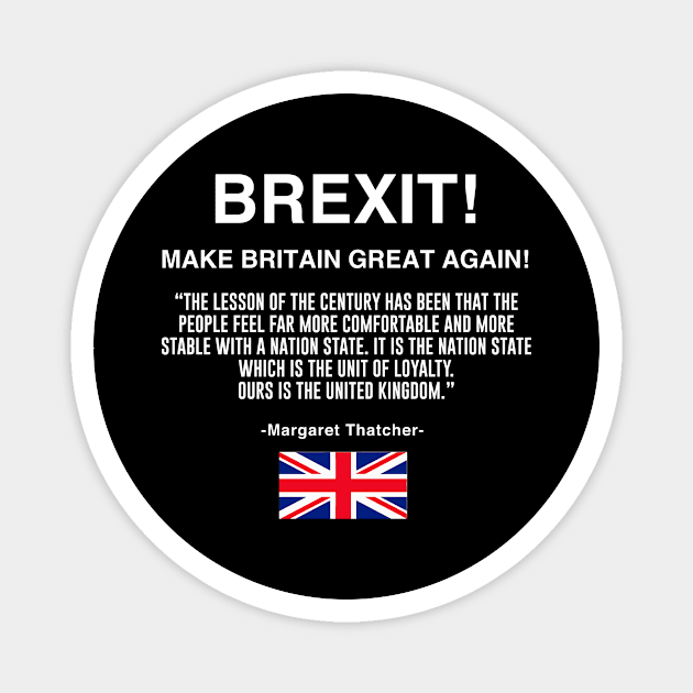 Brexit quote Magnet by aniza